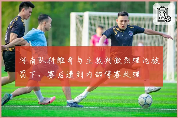 河南队科维奇与主裁判激烈理论被罚下,赛后遭到内部停赛处理